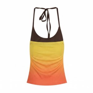 Chic Gradient-Color Vacation-Style Tank Top