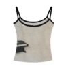 Minimalist Hip-Hop Style Heather Gray Tank Top